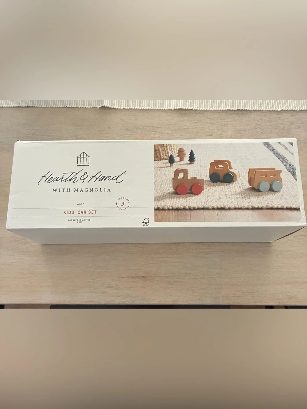 Hearth & Hand with Magnolia Kids' Wooden Car Set